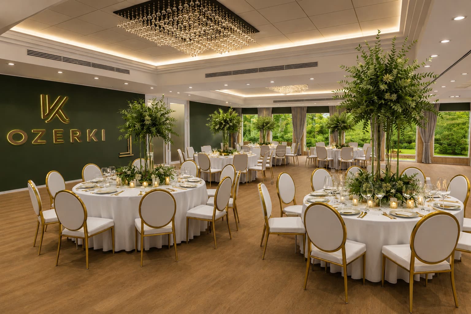 Hotel Kozerki — przestrzeń przyjęć i otoczenie
